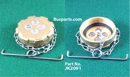 JK2091 Female Fuel Tank Cap for School Bus